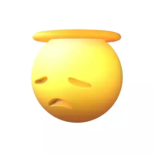 Disappointed Face with Halo v1 007