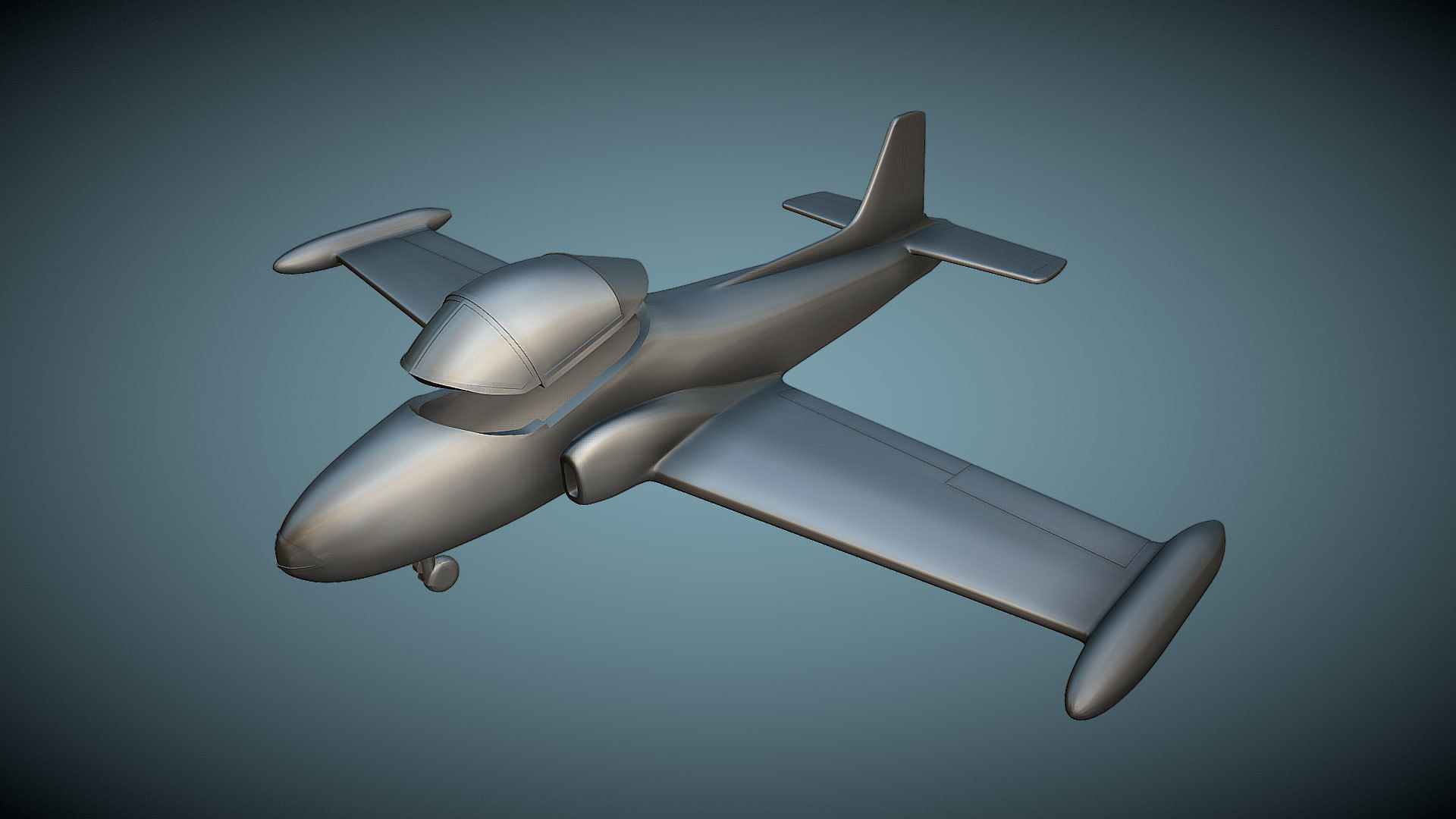 BAC Jet Provost T5A - 3D Printable Model 3D print model_1