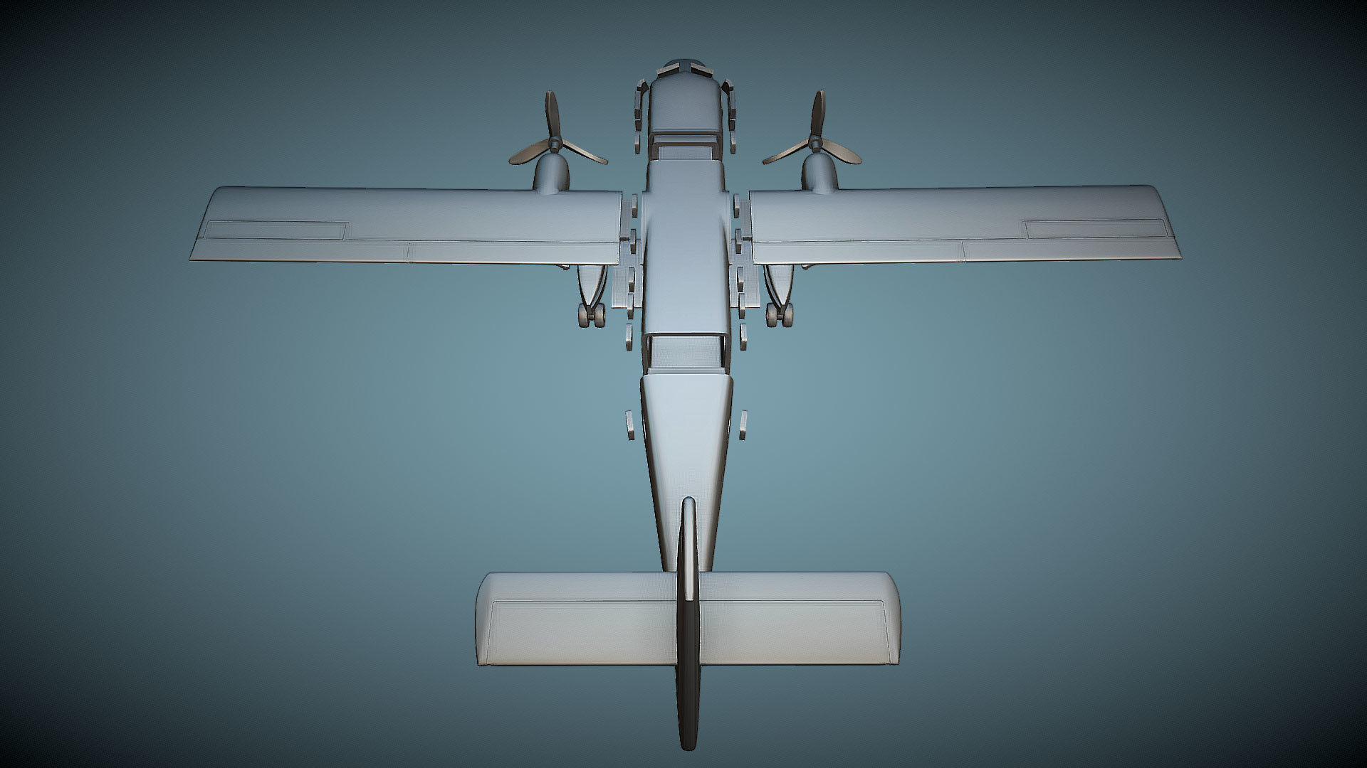 GAF N-24A Nomad - 3D Printable Model 3D print model_3