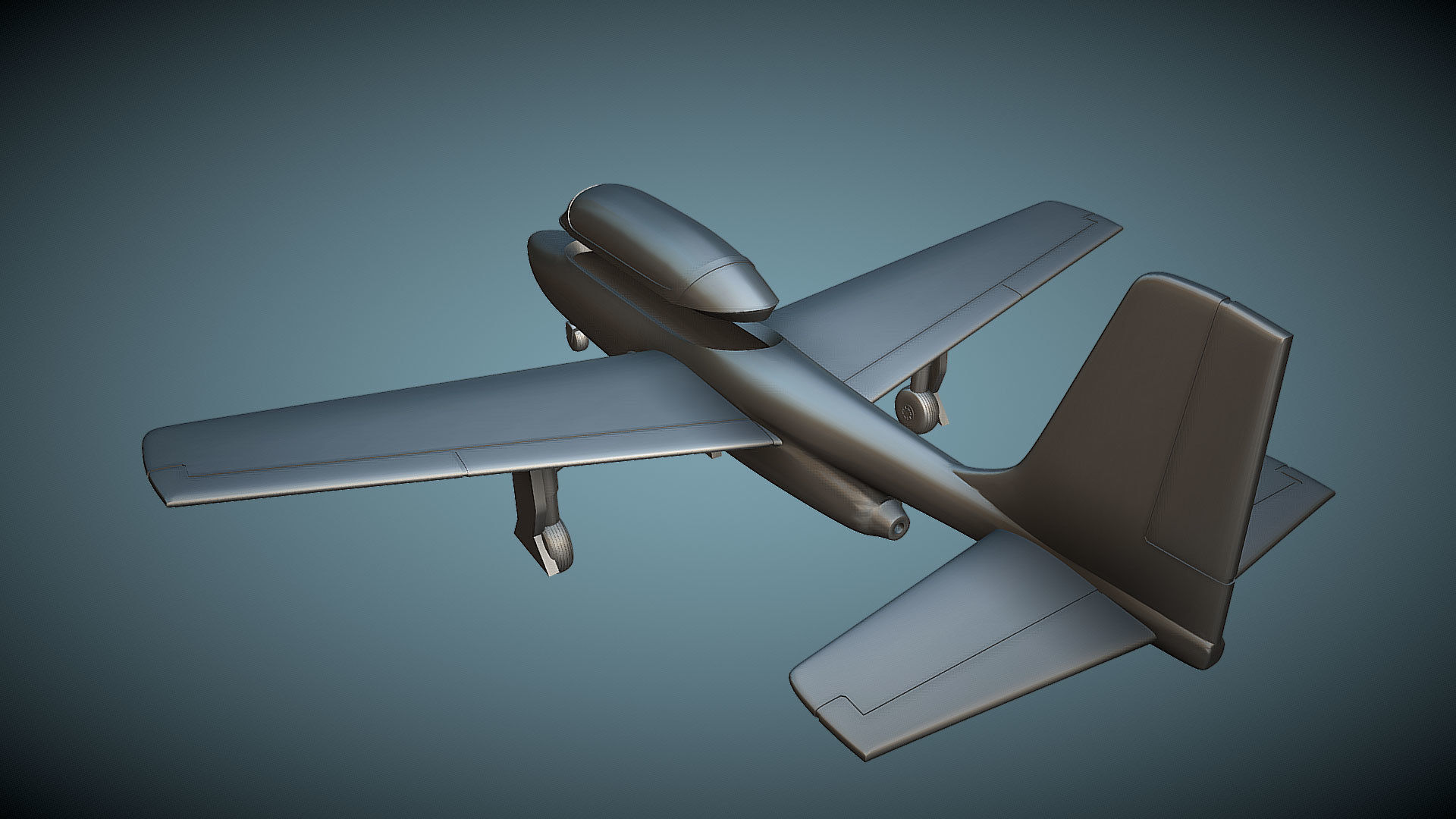 Temco TT-1 Pinto - 3D Printable Model 3D print model_2