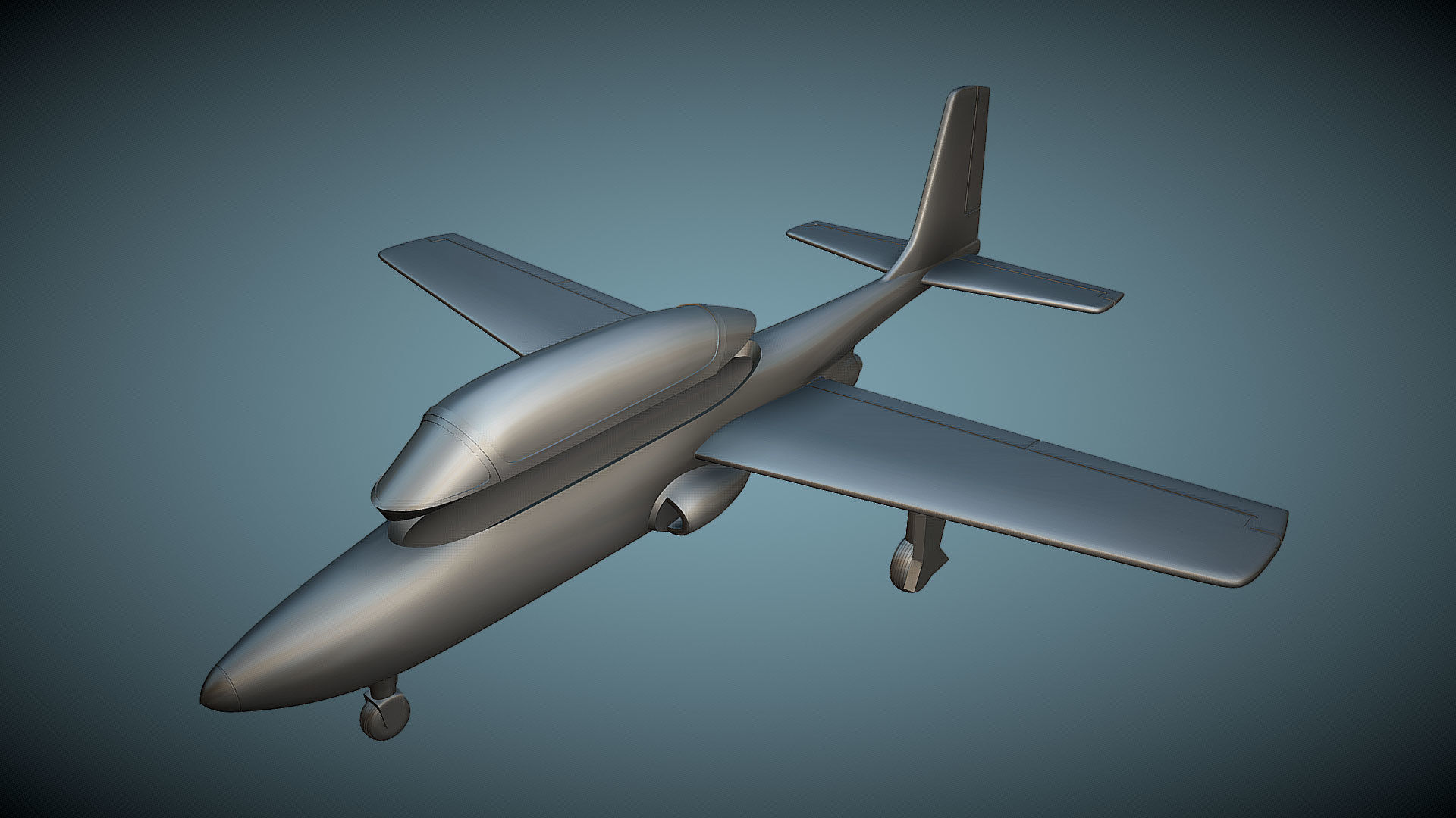 Temco TT-1 Pinto - 3D Printable Model 3D print model_1