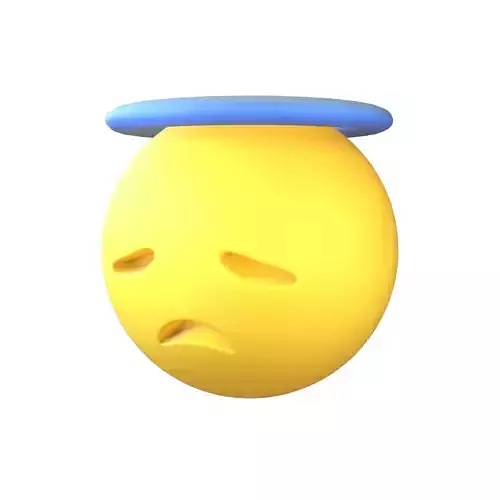 Disappointed Face with Halo v1 008