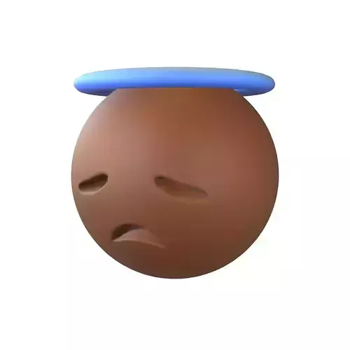 Disappointed Face with Halo v1 011