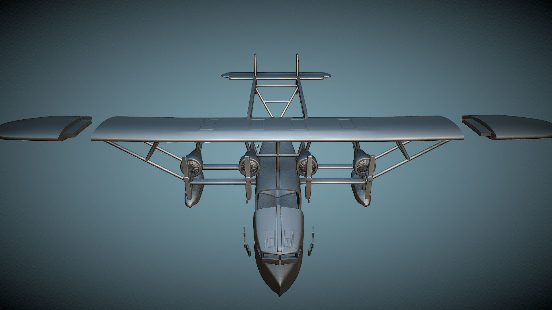 Sikorsky S-40 - 3D Printable Model 3D print model_5