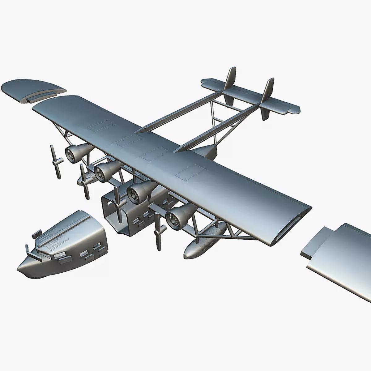 Sikorsky S-40 - 3D Printable Model 3D print model_0