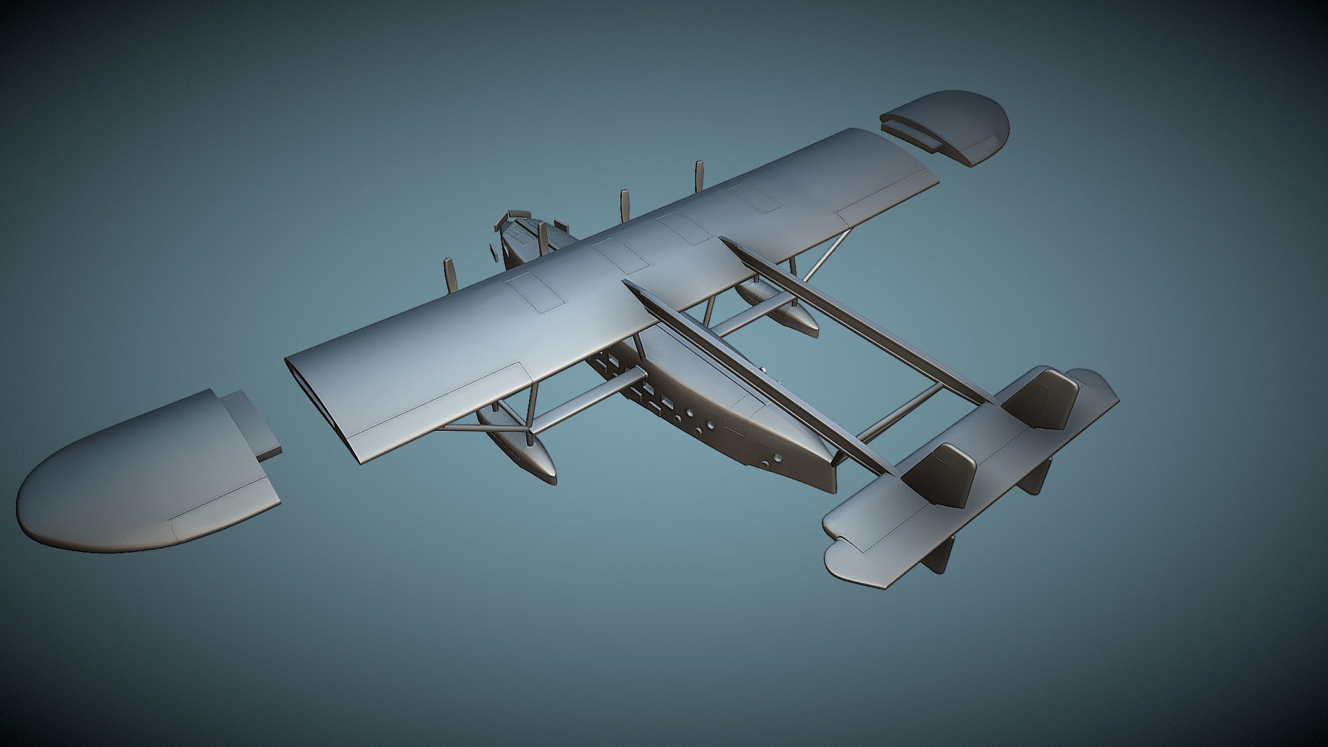 Sikorsky S-40 - 3D Printable Model 3D print model_2