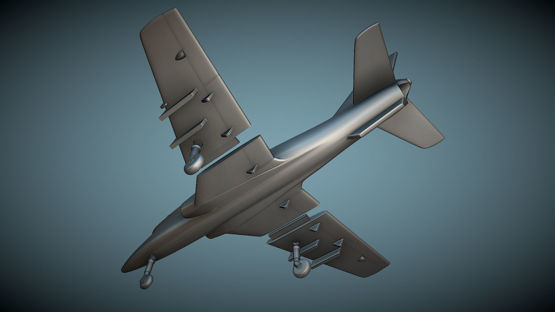 Soko G-4 Super Galeb - 3D Printable Model 3D print model_4