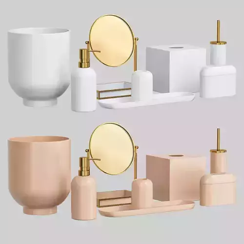  Modern Resin Stone Bath Accessories