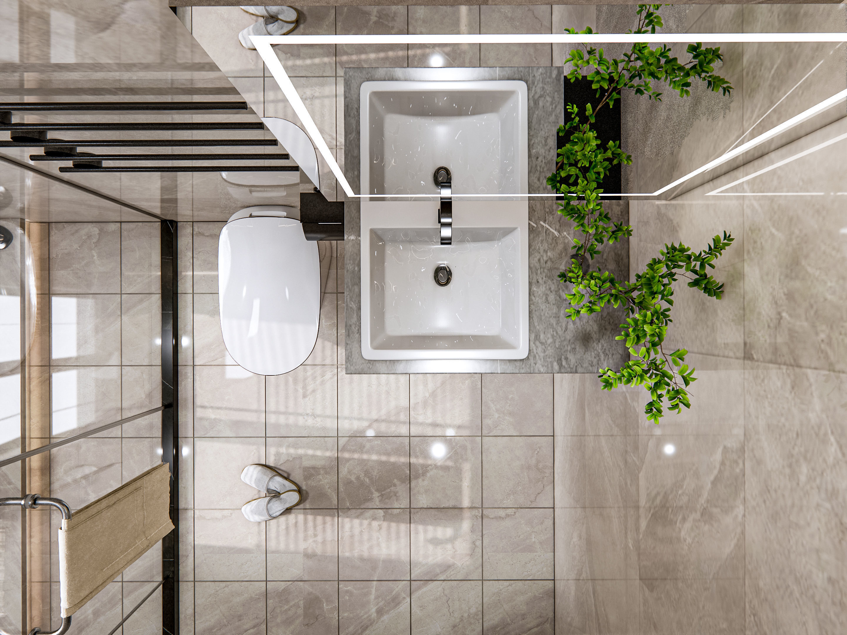 Bathroom  23 3D model_5