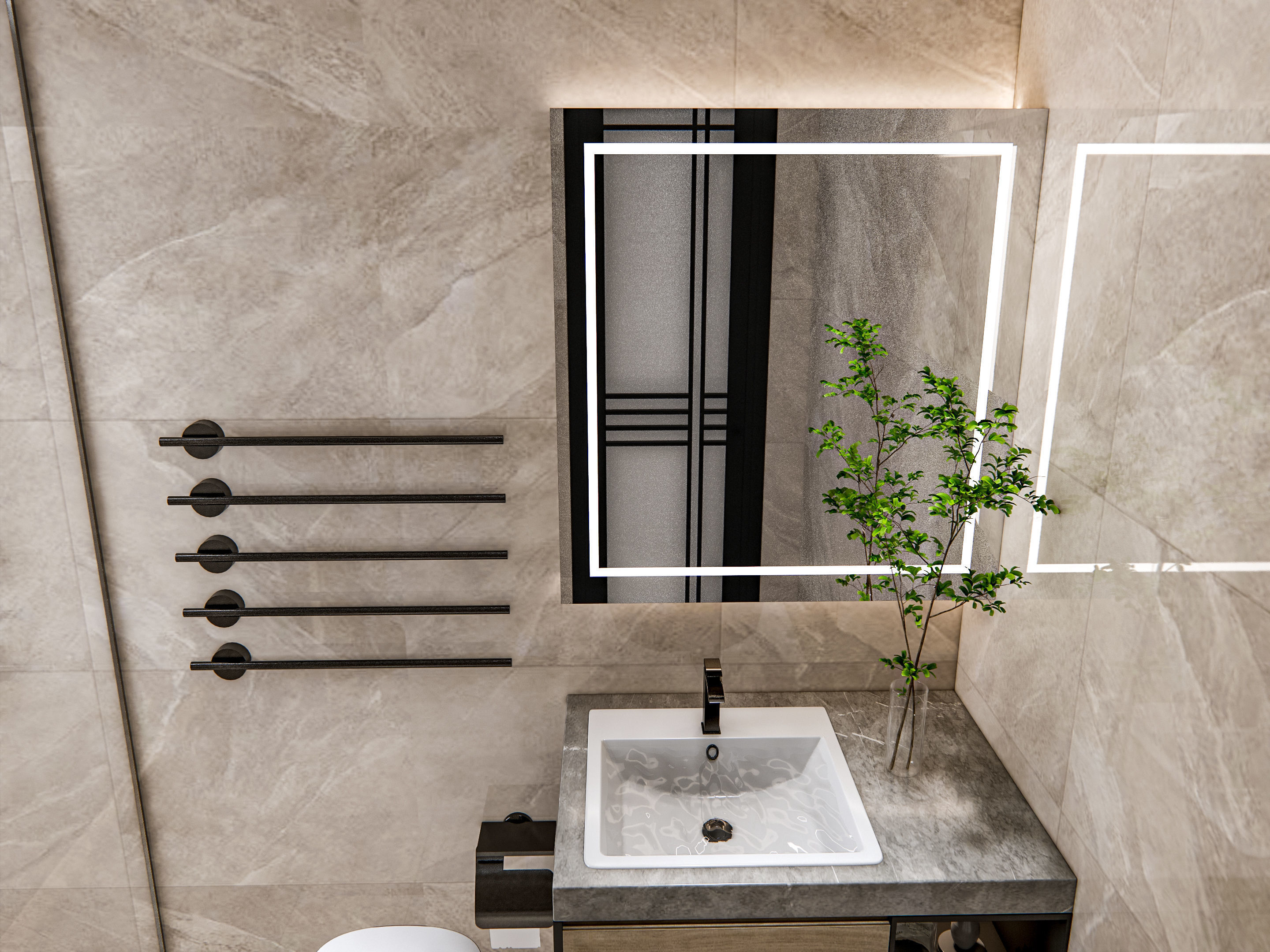 Bathroom  23 3D model_16