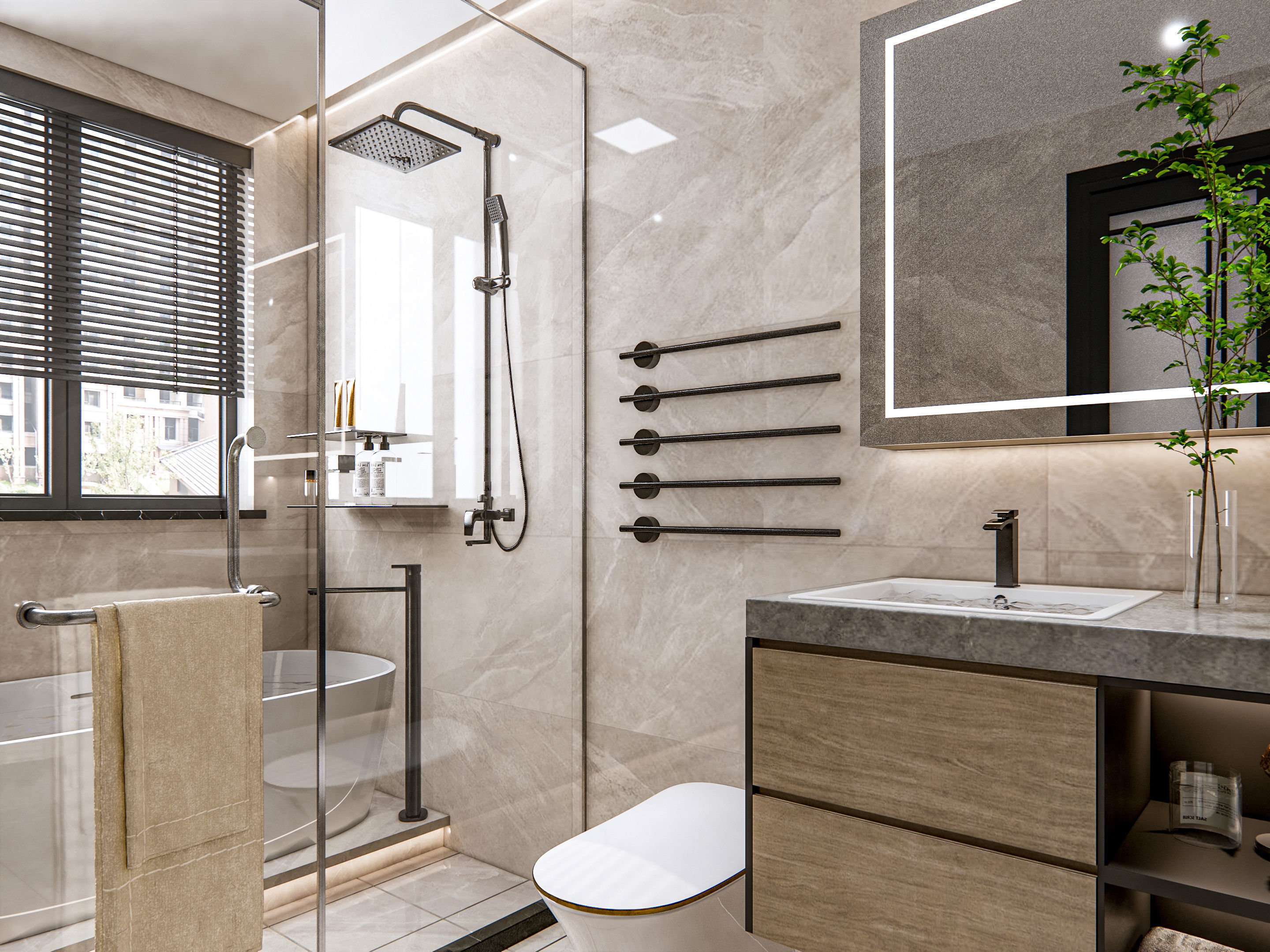 Bathroom  23 3D model_2