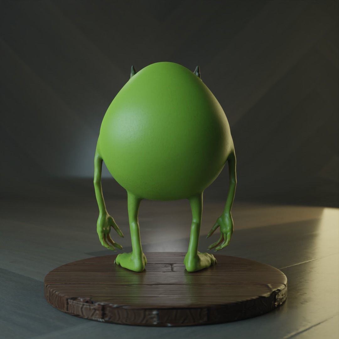 Mike Wazowski 3D model_2