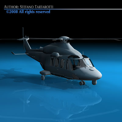 AW139 coastguard 3D model_8
