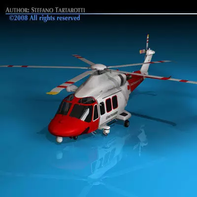 AW139 coastguard 3D model_0