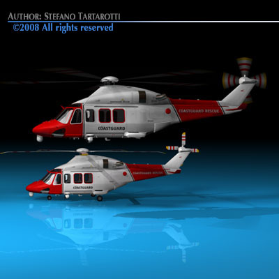 AW139 coastguard 3D model_1