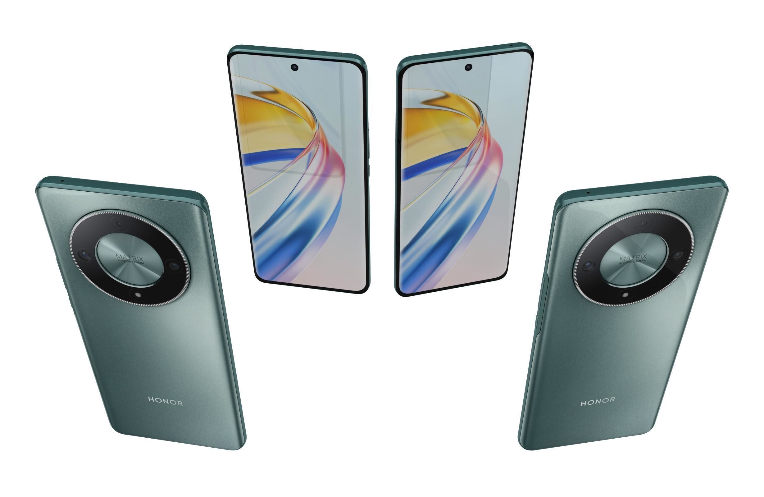 Honor X9b Emerald Green 3D model_6