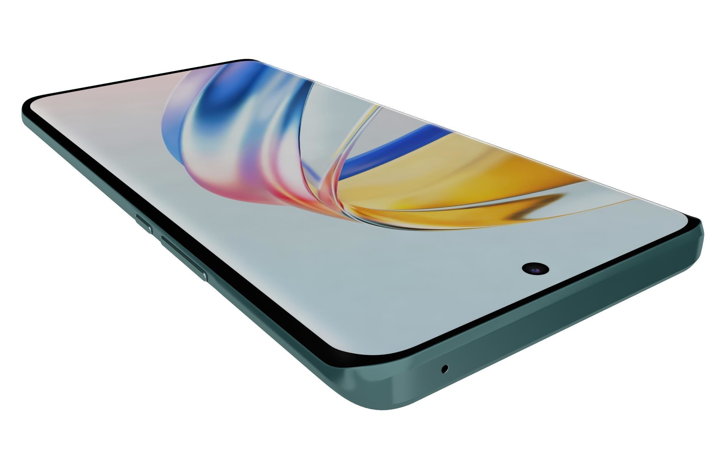 Honor X9b Emerald Green 3D model_12