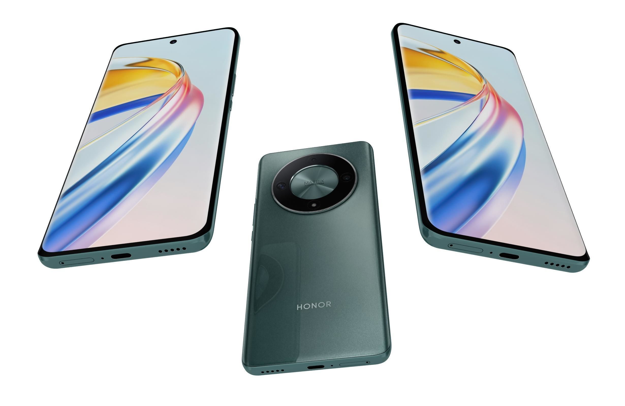 Honor X9b Emerald Green 3D model_3