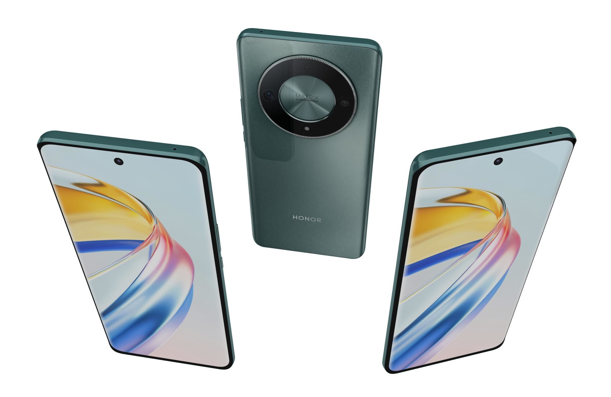 Honor X9b Emerald Green 3D model_2