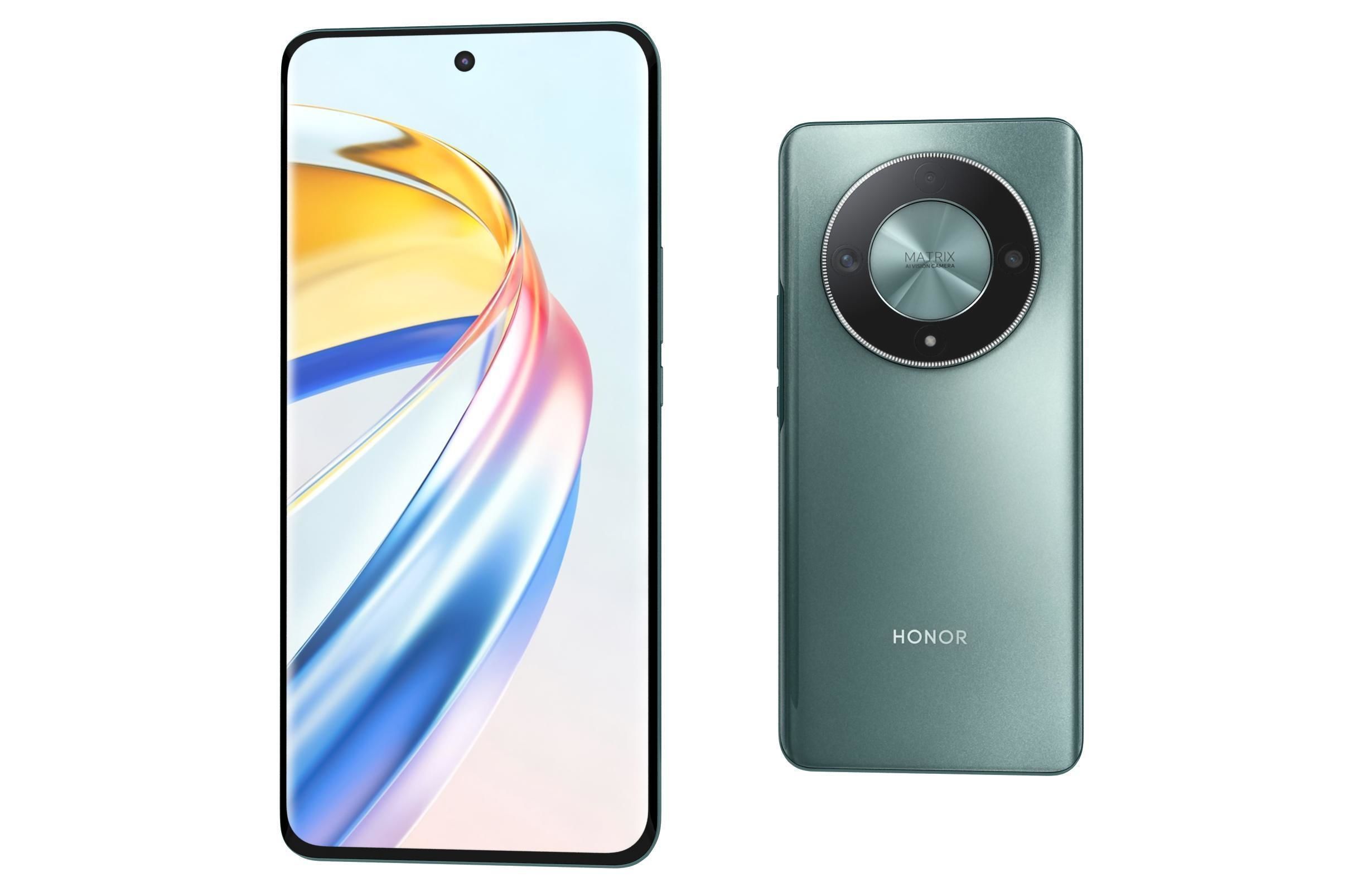 Honor X9b Emerald Green 3D model_1