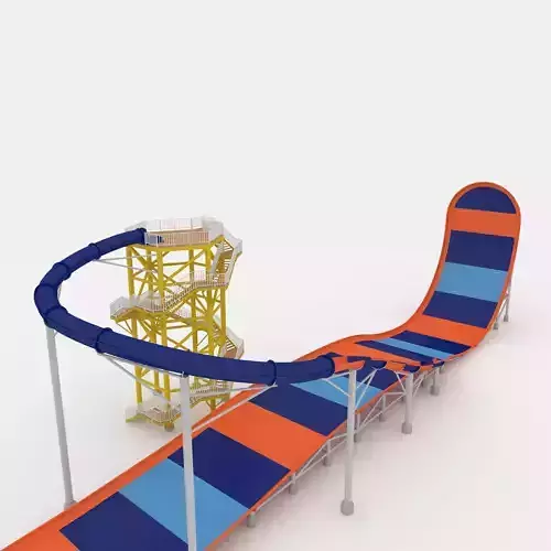 Waterpark Slide 5 3D model