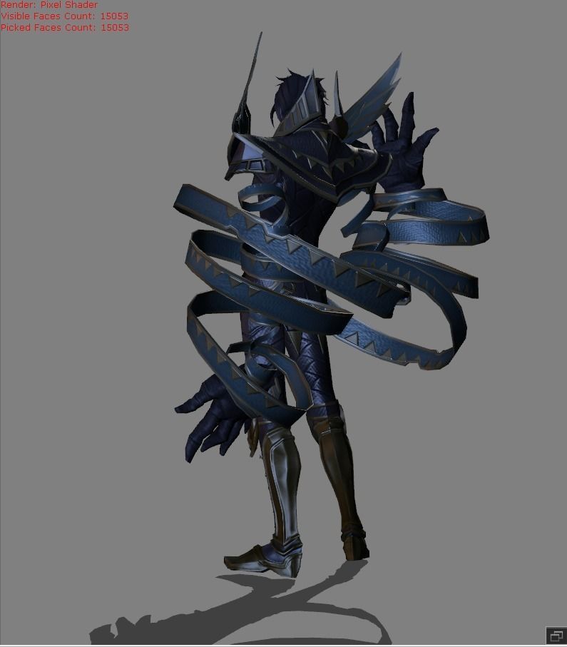 Khufra Desert Tyant Low-poly 3D model_3