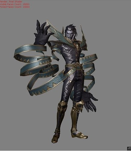 Khufra Desert Tyant Low-poly 3D model