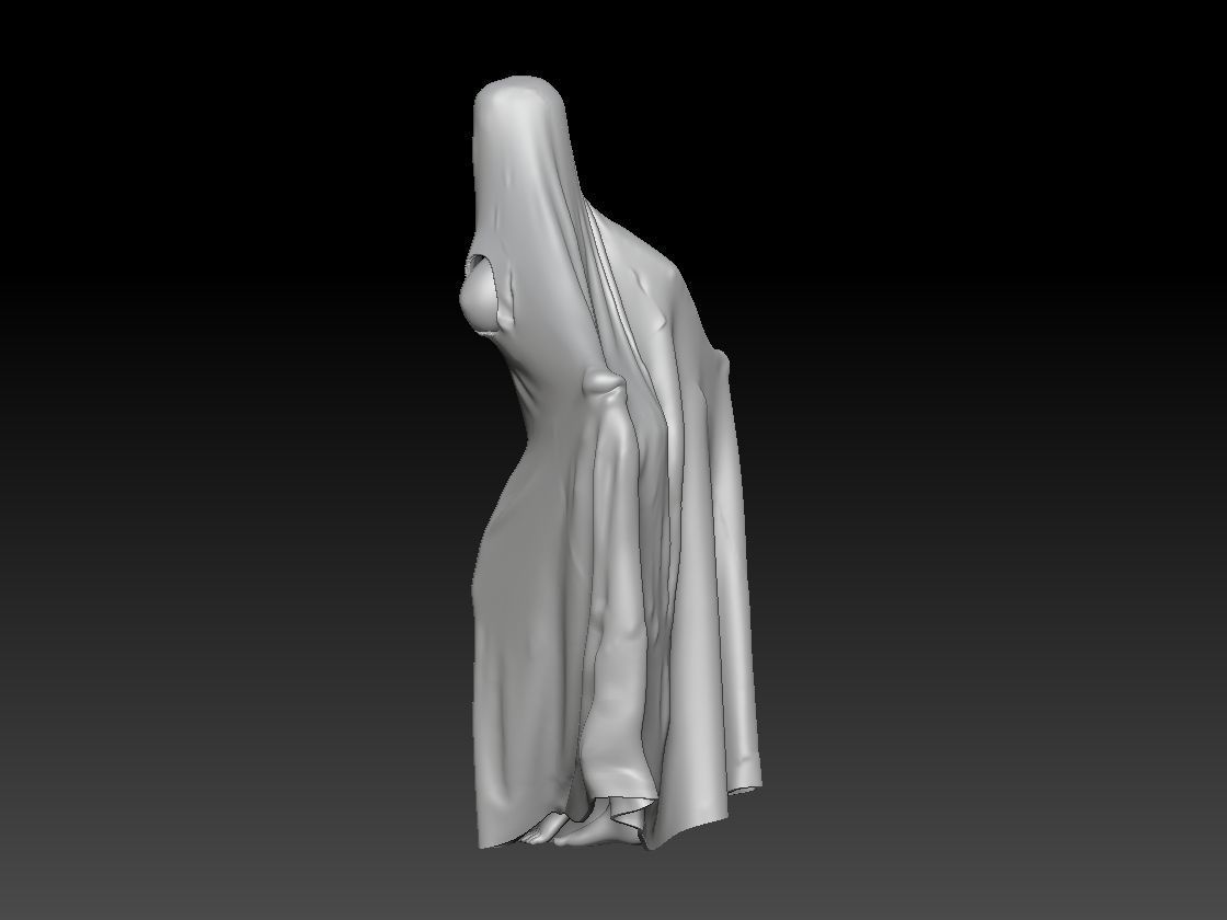 GHOST GIRL INSTAGRAM 3D print model_1