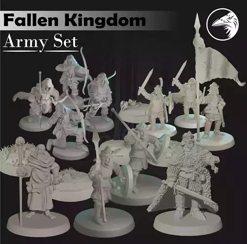 Fallen Kingdom Arnor for LotR SBG ARMY SET 3D print model