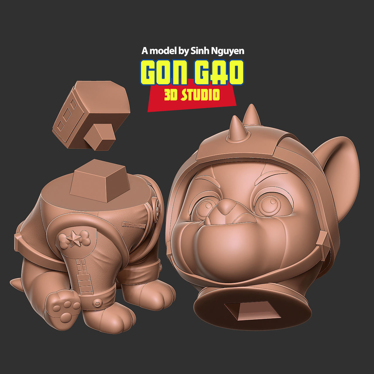 Hubcap - Paw Patrol Fanart 3D print model