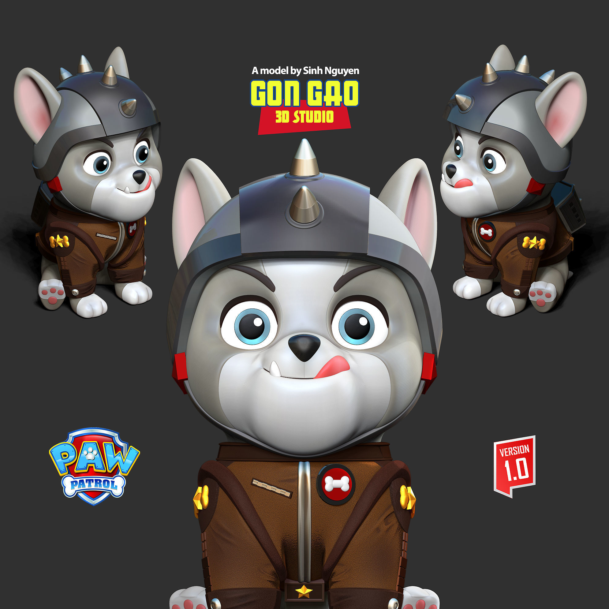 Hubcap - Paw Patrol Fanart 3D print model