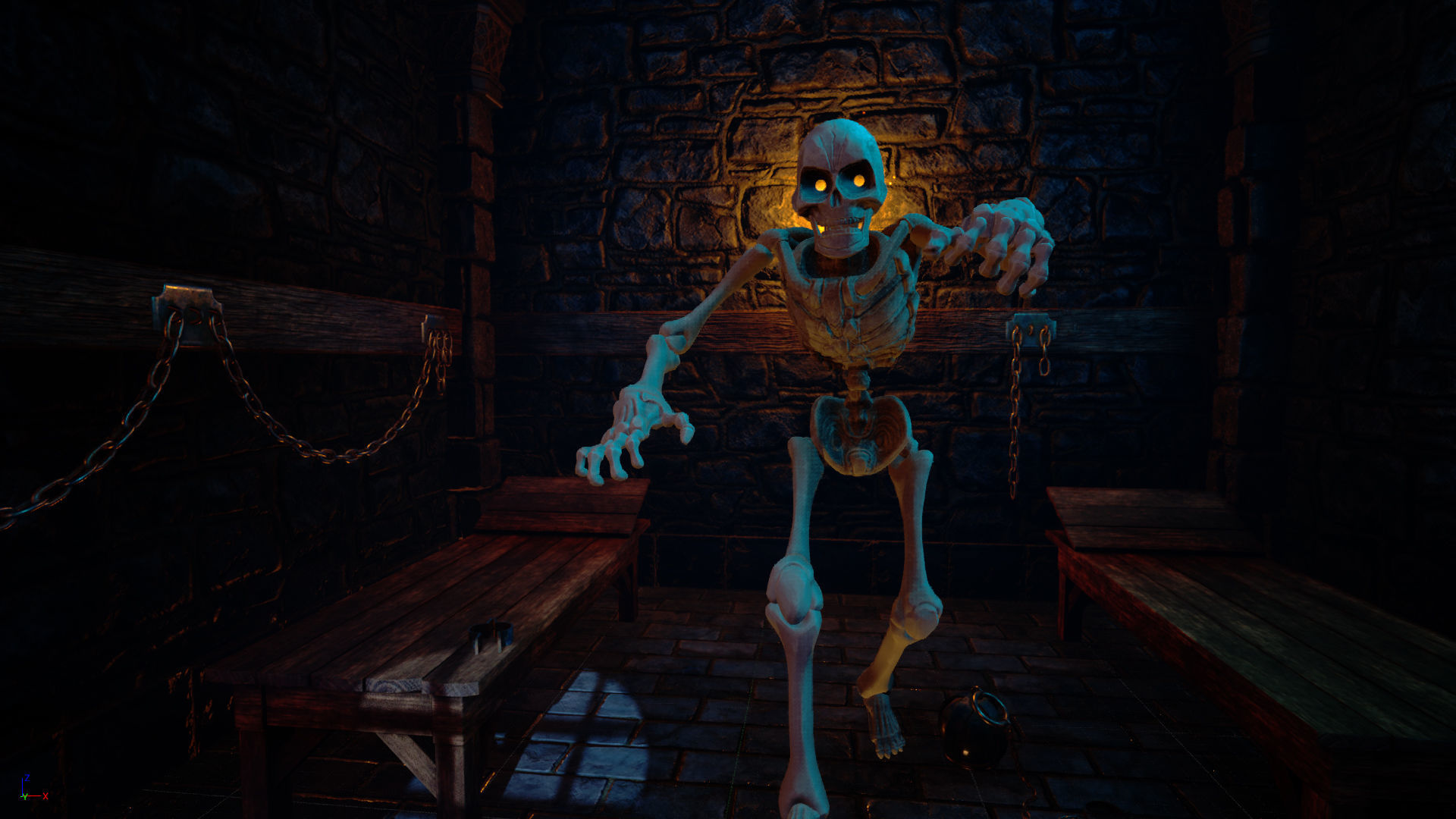 Skeleton Race Low-poly 3D model_4