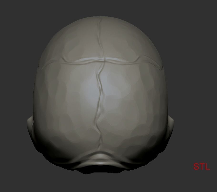 Skeleton Race Low-poly 3D model_29