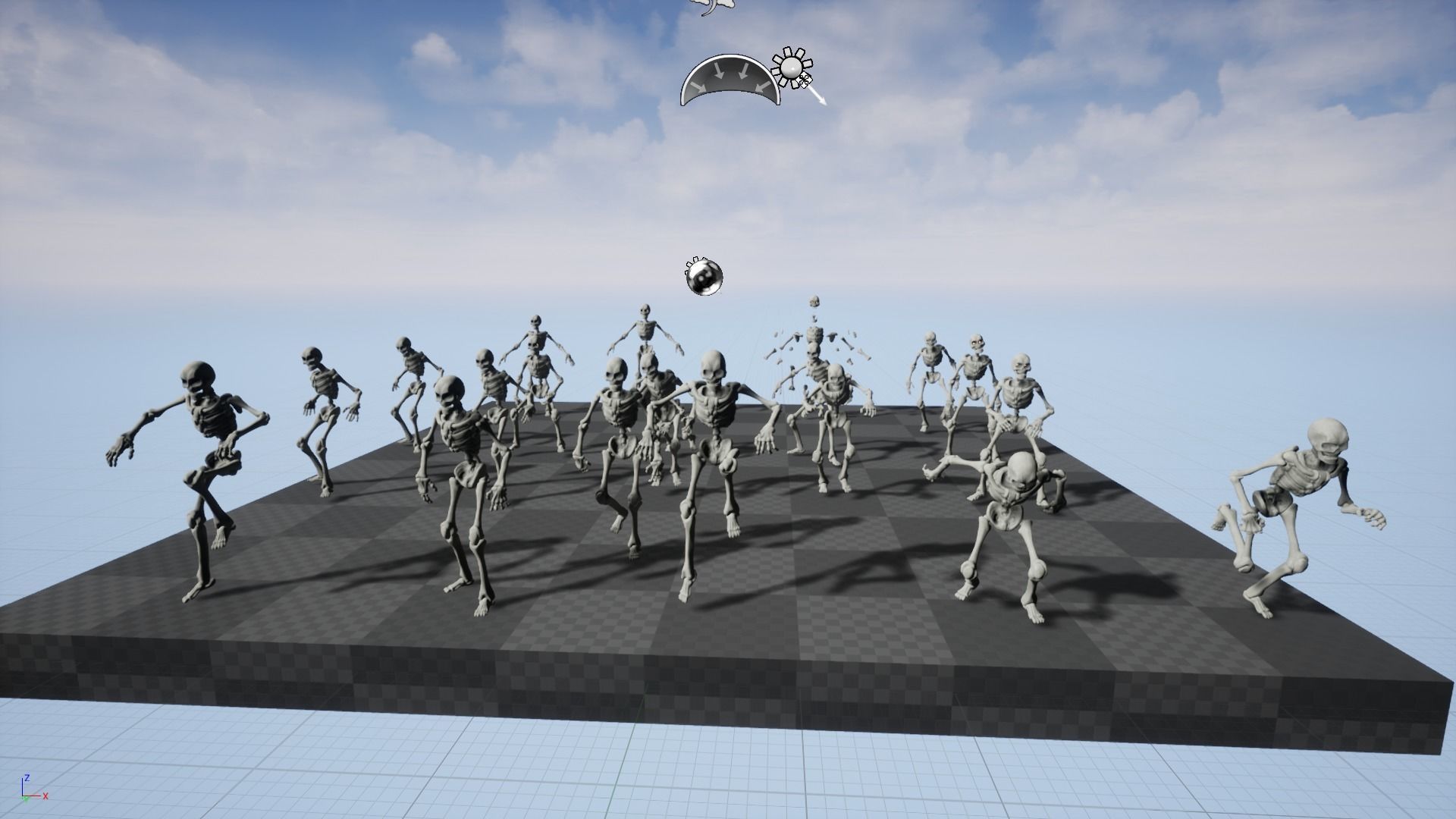 Skeleton Race Low-poly 3D model_28