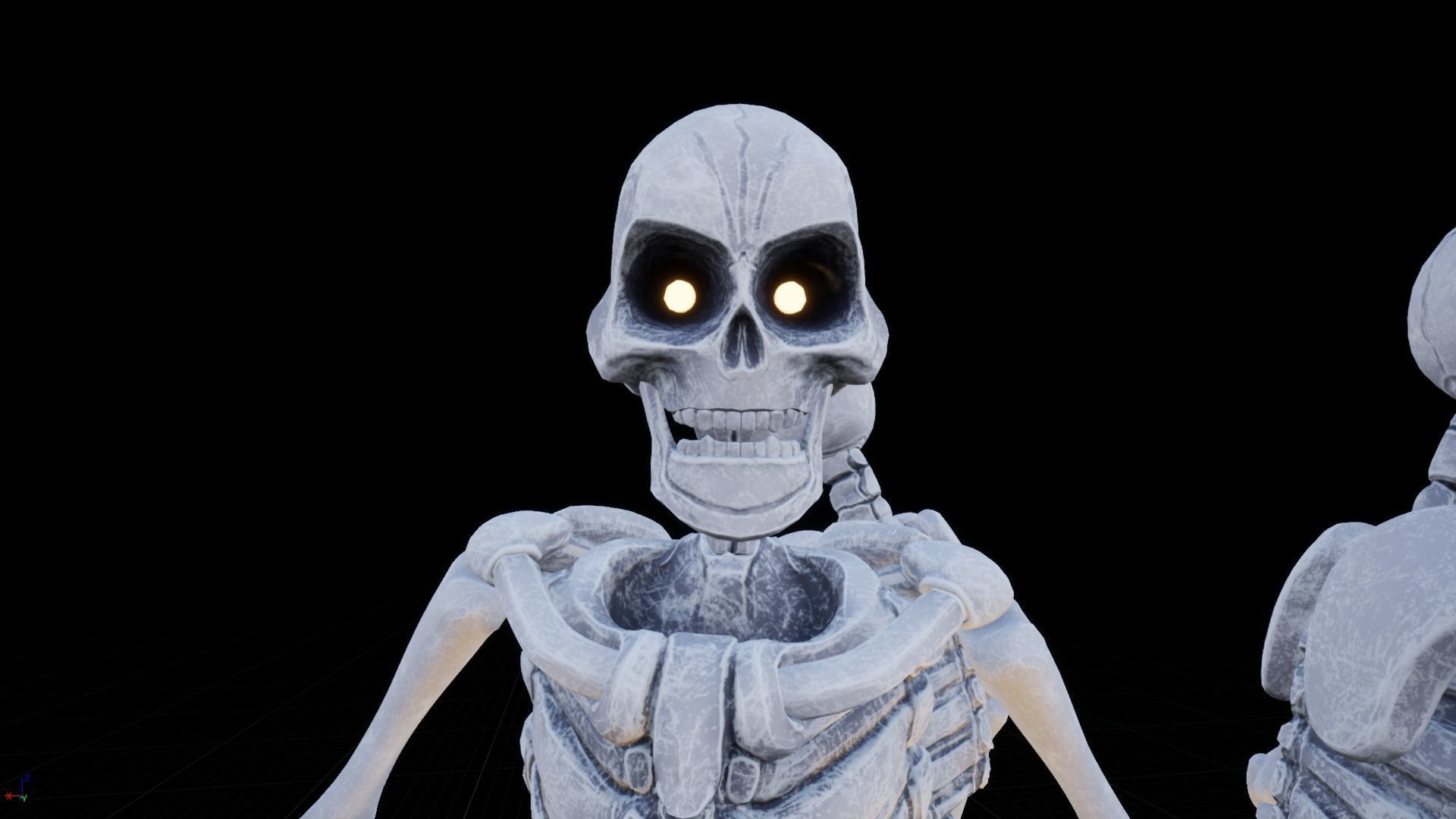 Skeleton Race Low-poly 3D model_25