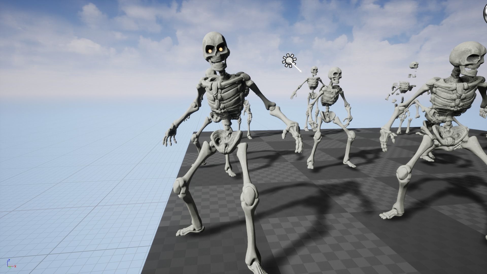 Skeleton Race Low-poly 3D model_24