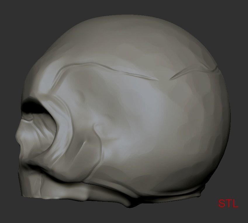 Skeleton Race Low-poly 3D model_32