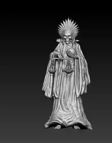 Santa Muerte model 3D print model