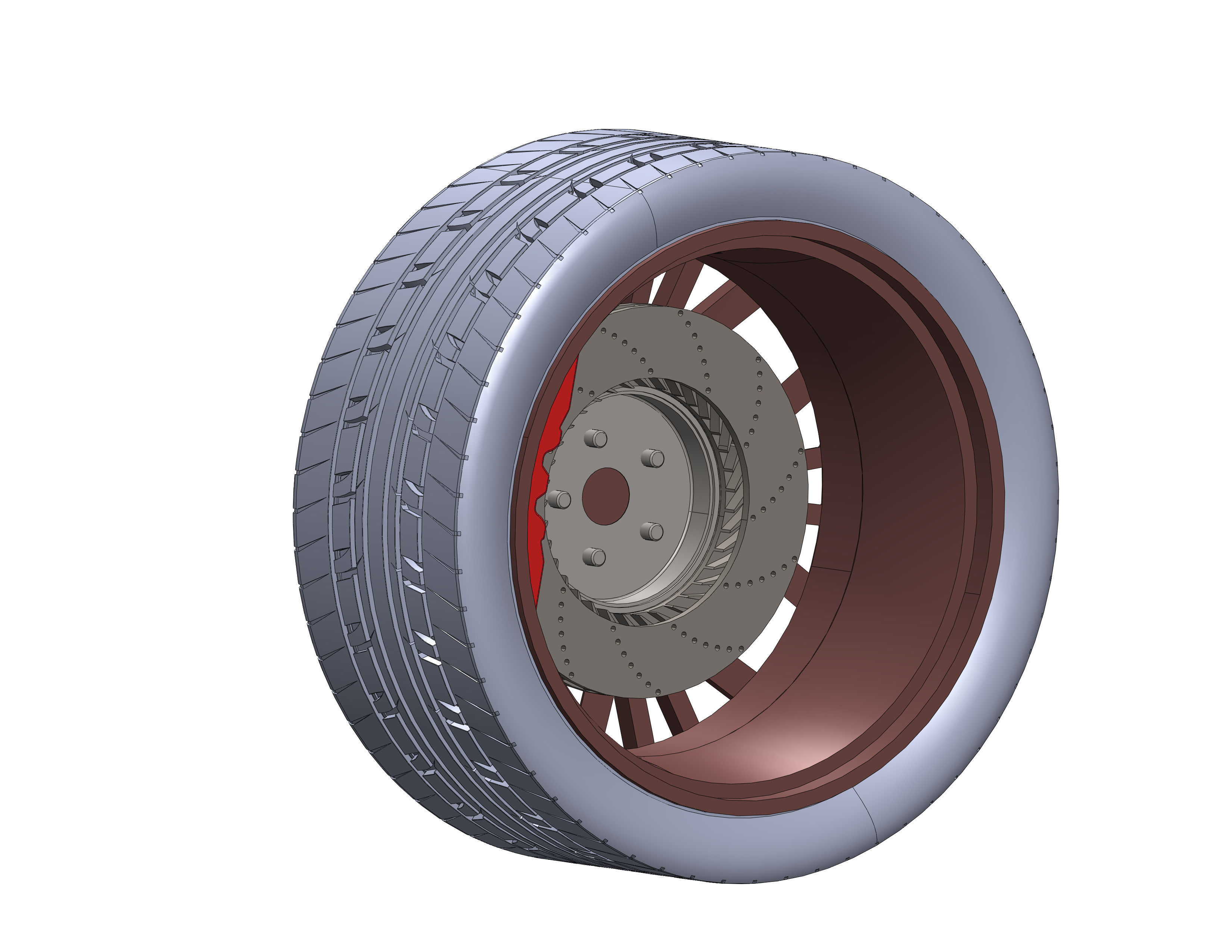 Audi Wheel Rim 3D model_4