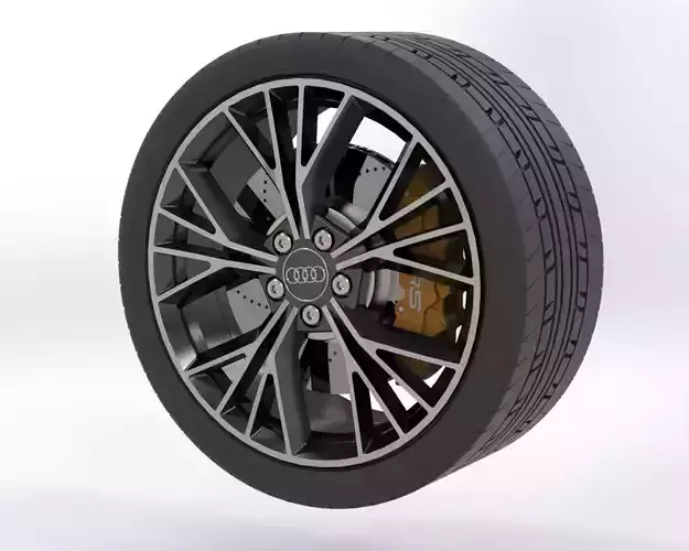 Audi Wheel Rim 3D model