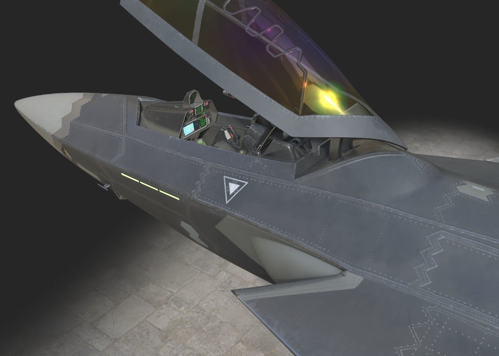 J20 stealth fighter j20 J20 J-20 Jian20 Chengdu Low-poly 3D model_18