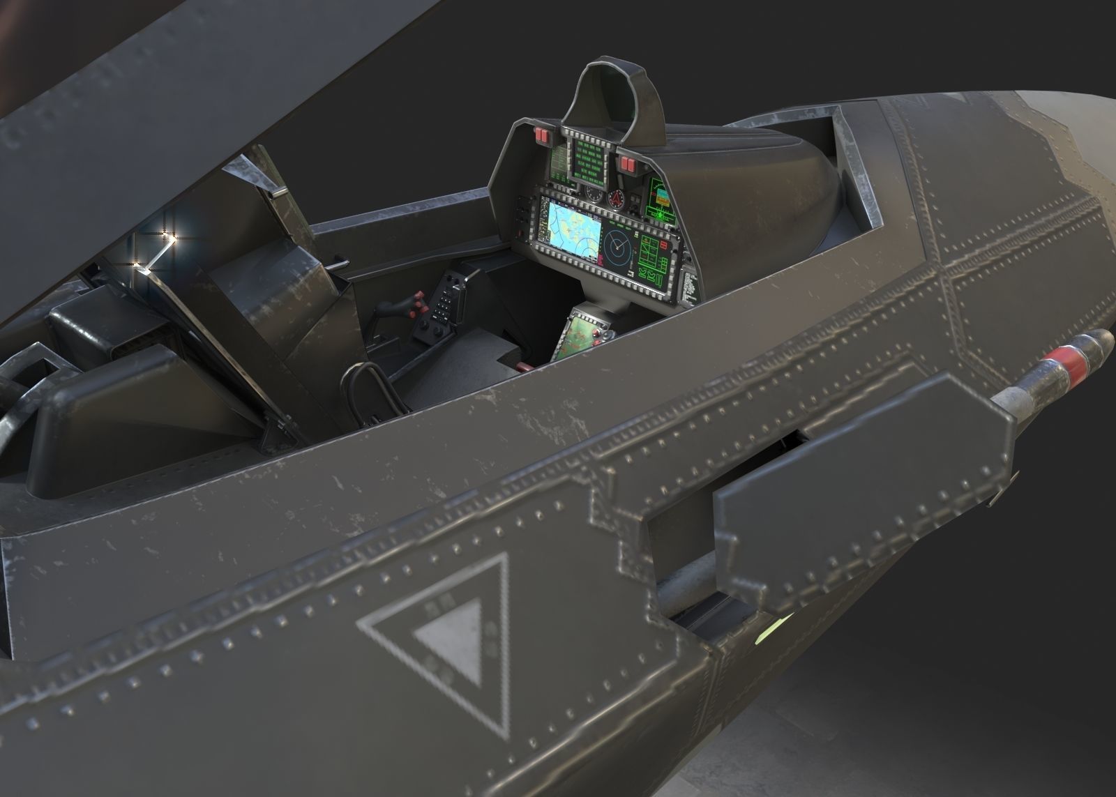J20 stealth fighter j20 J20 J-20 Jian20 Chengdu Low-poly 3D model_20