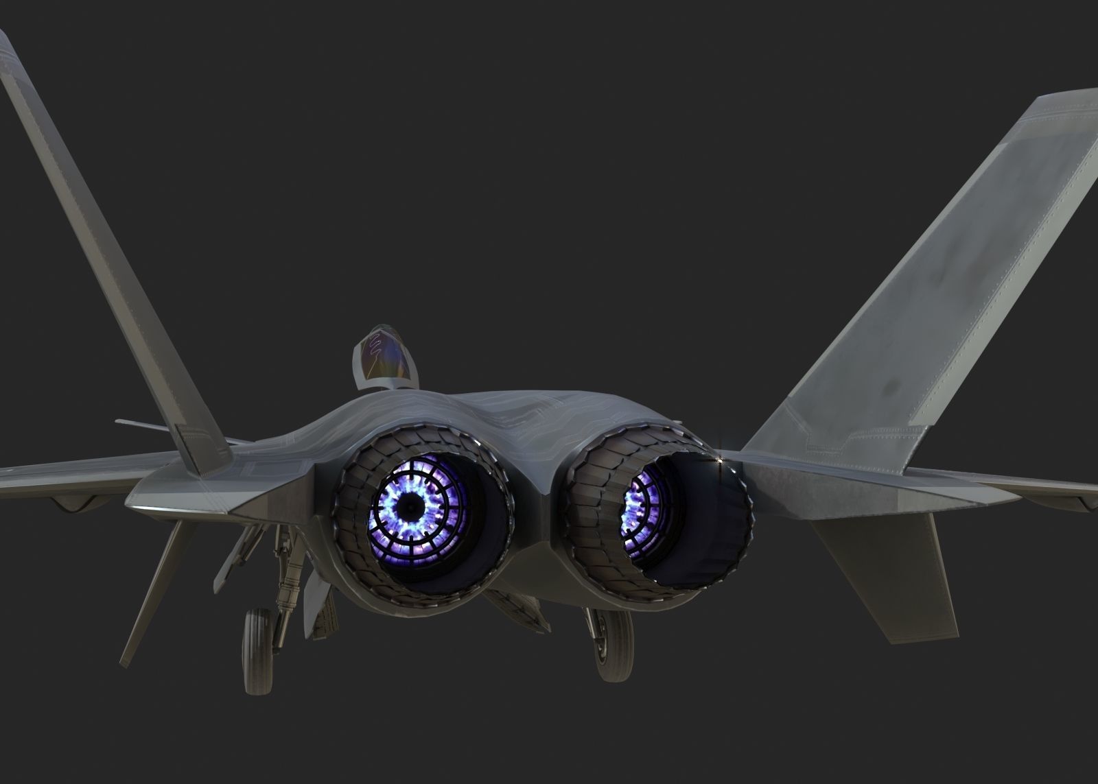 J20 stealth fighter j20 J20 J-20 Jian20 Chengdu Low-poly 3D model_24