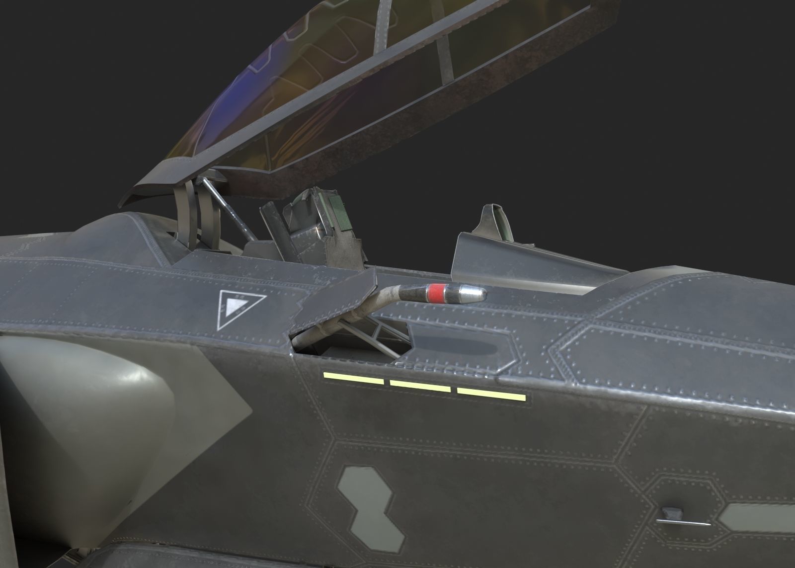 J20 stealth fighter j20 J20 J-20 Jian20 Chengdu Low-poly 3D model_19