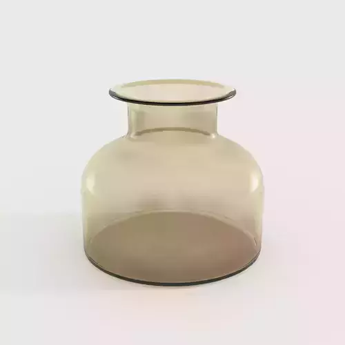 Crystal Clear Glass Vase