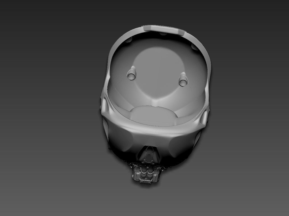 Rev-9 Terminator bust 3D print model_23