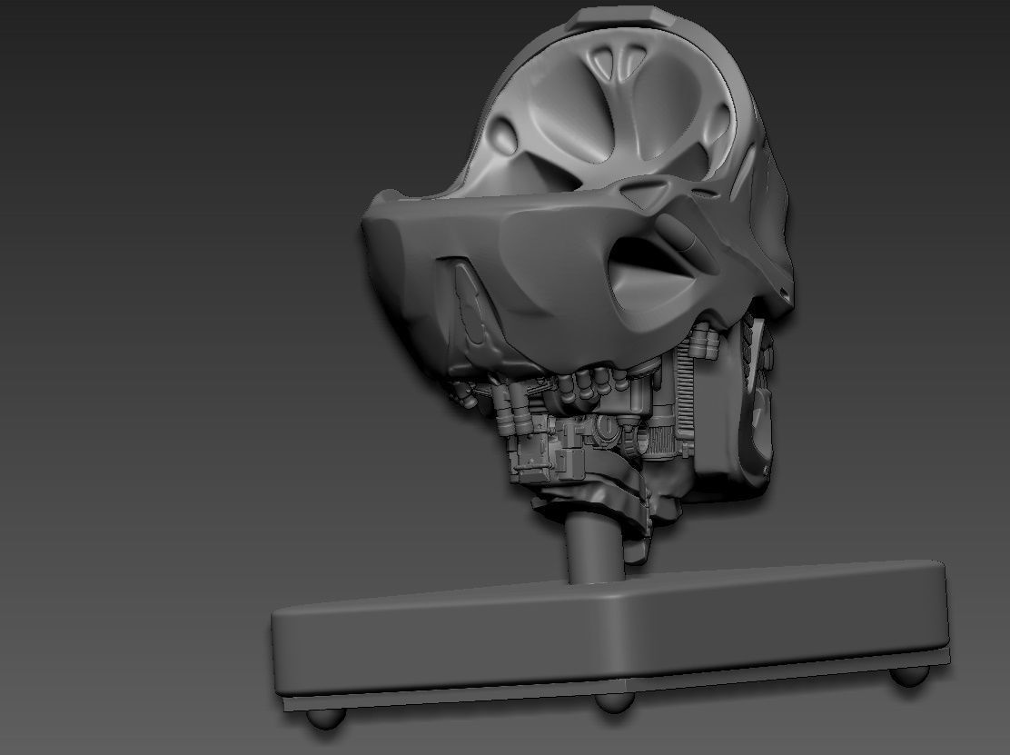 Rev-9 Terminator bust 3D print model_8