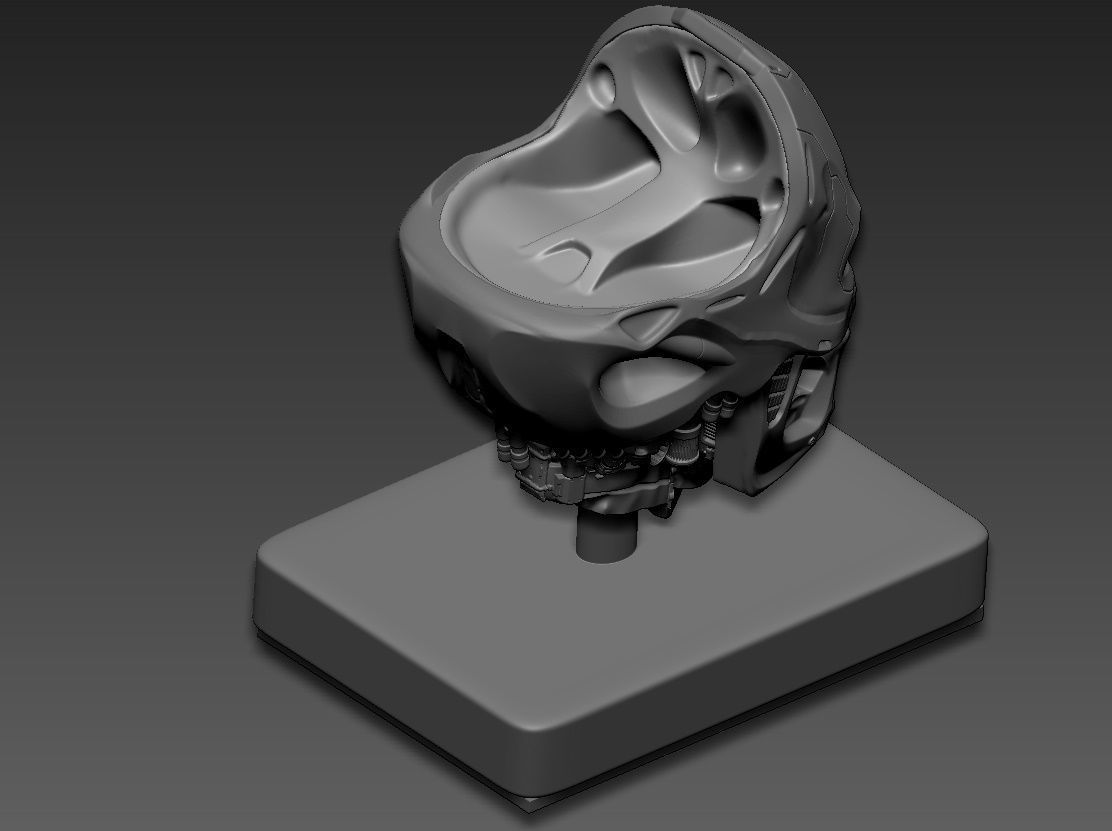 Rev-9 Terminator bust 3D print model_17