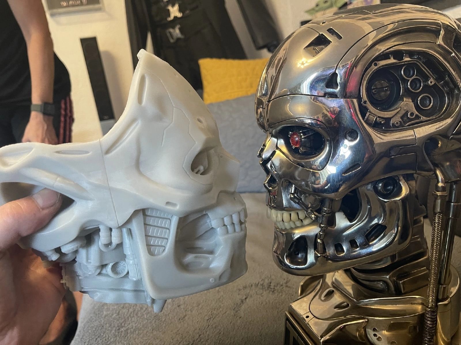 Rev-9 Terminator bust 3D print model_25