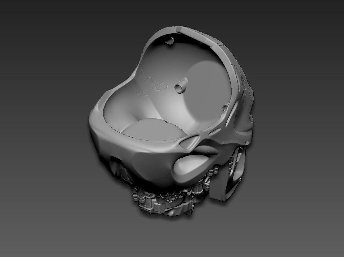 Rev-9 Terminator bust 3D print model_22